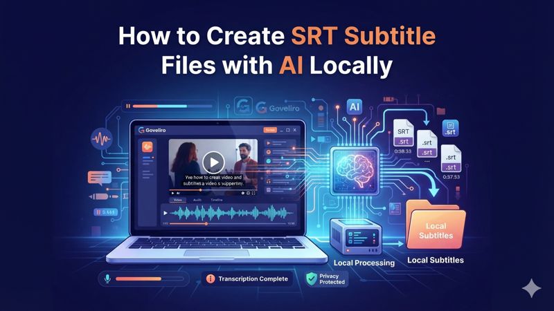 How to Create SRT Subtitle Files with AI Locally